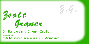 zsolt graner business card